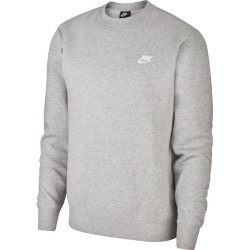 Men's Jumper Nike Swoosh Club Crew M - dk grey heather/white