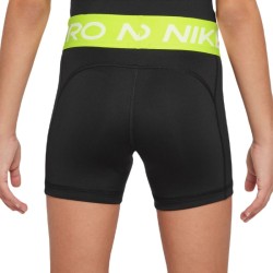 Girls' shorts Nike Girls Pro 3in Shorts - black/volt/white