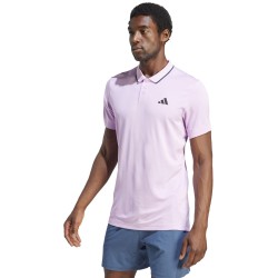 Men's Polo T-shirt Adidas Tennis Freelift Polo - bliss lilac/orchid fusion