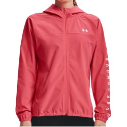 Women's jumper Under Armour Women's UA Woven Branded Full Zip Hoodie - brilliance