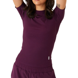 Women's T-shirt Bj_rn Borg Ace Rib T-Shirt - winter bloom