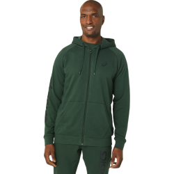 Men's Jumper Asics Big Asics FZ Hoodie - rain forest/perfomance black