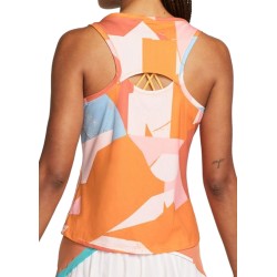 Women's top Nike Court Victory Print Tank W - hot curry/white