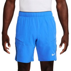 Men's shorts Nike Court Dri-Fit Advantage 9" Tennis Short - light photo blue/black/white
