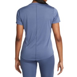 Women's T-shirt Nike Dri-FIT One Short Sleeve Standard Fit Top - diffused blue/white