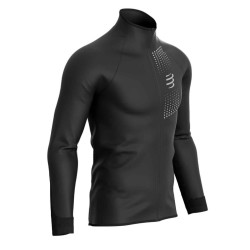 Men's jacket Compressport Hurricane Windproof Jacket - black