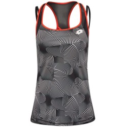 Women's top Lotto Tennis Tech Tank Printed - brilliant white
