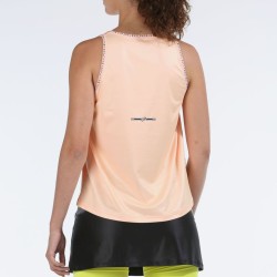 Women's top Bullpadel Eulari Tank Top Women - salmon fluor/neon salmon