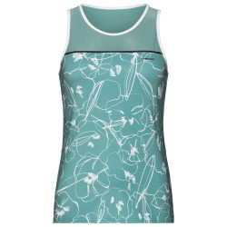 Women's top Head Performance Tank Top W - turquoise/white