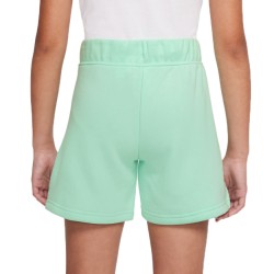 Girls' shorts Nike Sportswear Club FT 5 Short G - mint foam/violet shock
