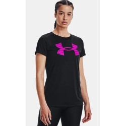 Women's T-shirt Under Armour Tech Solid BL SSC - black