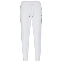 Men's trousers BOSS x Matteo Berrettini Tracksuit Bottoms with Stripes and Logo - white
