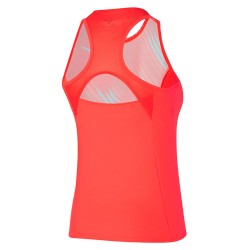 Women's top Mizuno Printed Tank - fierry coral