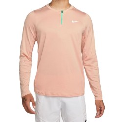Men's long sleeve T-shirt Nike Dri-Fit Adventage Camisa - arctic orange/green glow/white