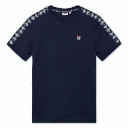 Men's T-shirt Fila Horace Ringer Tee Men - black iris