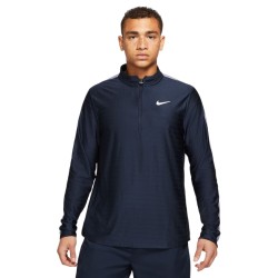 Men's long sleeve T-shirt Nike Court Breathe Advantage Top - obsidian/indigo haze/white