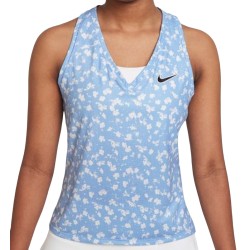 Women's top Nike Court Dri-Fit Victory Tank Printed W - aluminum/black