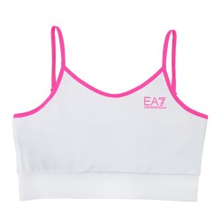 Women's bra EA7 Woman Jersey Sport Bra - white