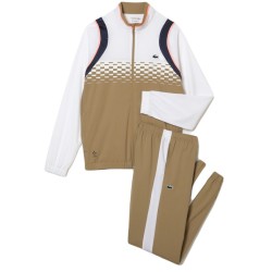 Men's Tracksuit Lacoste Tennis x Daniil Medvedev Jogger Set - white/beige/white/blue/orange