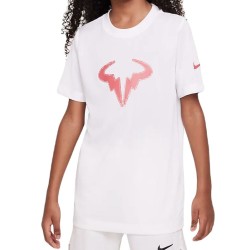 Boys' t-shirt Nike Rafa Training T-Shirt - white/adobe
