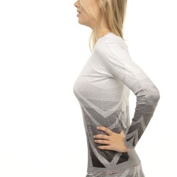 Women's long sleeve T-shirt Lucky in Love Nice To Pleat You Del 2 Pleat Is On Long Sleeve Top - black