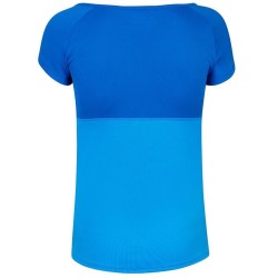 Girls' T-shirt Babolat Play Cap Sleeve Top Girl - blue aster