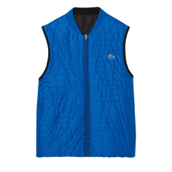 Men's vest Lacoste SPORT Padded And Reversible Vest Jacket - black/blue