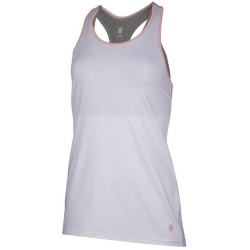 Women's top K-Swiss Hypercourt Express Tank W - white/light grey melange