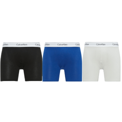 Men's Boxers Calvin Klein Modern Cotton Stretch Boxer Brief 3P - mazarine blue/black/lunar rock