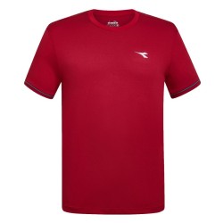 Men's T-shirt Diadora Short Sleeve T-Shirt - chili pepper