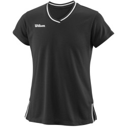 Girls' T-shirt Wilson Team II V-Neck G - black