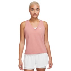 Women's top Nike Court Dri-Fit Victory Tank - red stardust/white