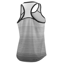 Girls' T-shirt Wilson G Team Striped Tank - black/white