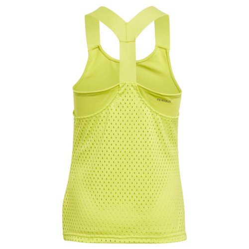 Girls' T-shirt Adidas Heat Ready Primeblue Y-Tank Top - acid yellow Girls' T-shirt Adidas Heat Ready Primeblue Y-Tank Top - acid yellow