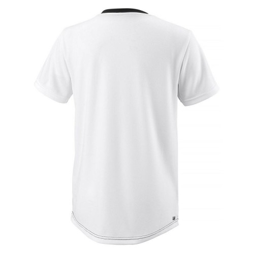 Boys' t-shirt Wilson Team II Angle Crew B - black Boys' t-shirt Wilson Team II Angle Crew B - black