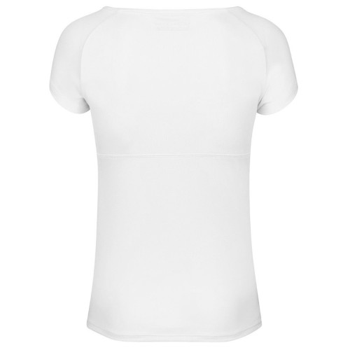 Girls' T-shirt Babolat Play Cap Sleeve Top Girl - white Girls' T-shirt Babolat Play Cap Sleeve Top Girl - white