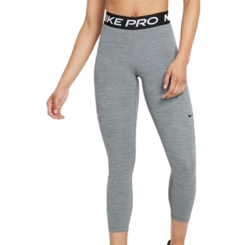 Women's leggings Nike Pro 365 Tight Crop W - smoke grey/htr/black/black