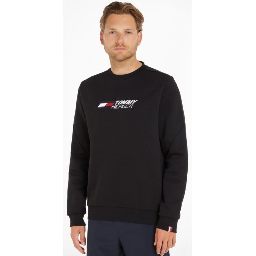 Men's Jumper Tommy Hilfiger Essentials Crew - black Men's Jumper Tommy Hilfiger Essentials Crew - black