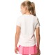 Girls' T-shirt Lucky in Love Core Dynamic High-Low S/S Girls - white Girls' T-shirt Lucky in Love Core Dynamic High-Low S/S Girls - white