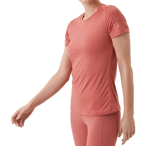 Women's T-shirt Bj_rn Borg Slim T-shirt - dusty cedar Women's T-shirt Bj_rn Borg Slim T-shirt - dusty cedar