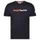 Men's T-shirt Sergio Tacchini Robin T-shirt - black/orange Men's T-shirt Sergio Tacchini Robin T-shirt - black/orange