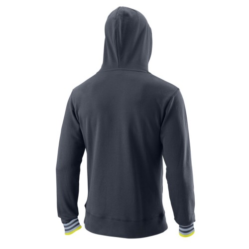 Men's Jumper Wilson Script Eco Cotton PO Hoody Slimfit - india ink Men's Jumper Wilson Script Eco Cotton PO Hoody Slimfit - india ink