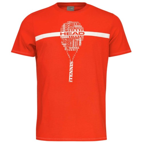 Boys' t-shirt Head TYPO JR - tangerine Boys' t-shirt Head TYPO JR - tangerine