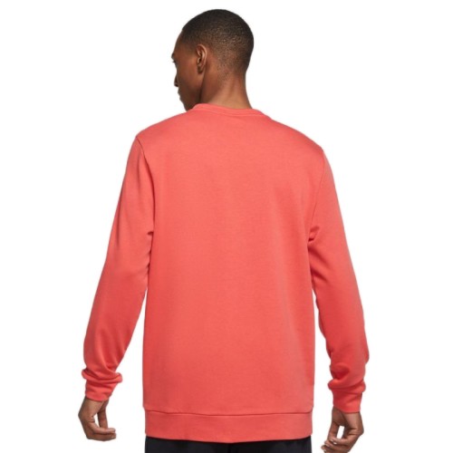 Men's Jumper Nike Dri Fit LS Crew M - lobster/black Men's Jumper Nike Dri Fit LS Crew M - lobster/black
