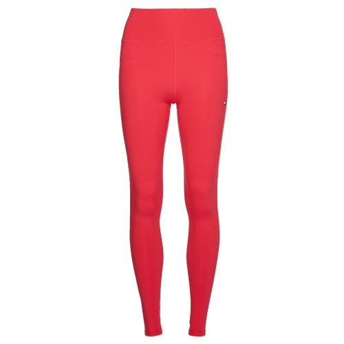 Women's leggings Tommy Hilfiger RW Split Graphic Legging - pink splendor