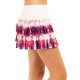 Women's skirt Lucky in Love Novelty Sunburst Pleated Scallop Skirt - multicolor