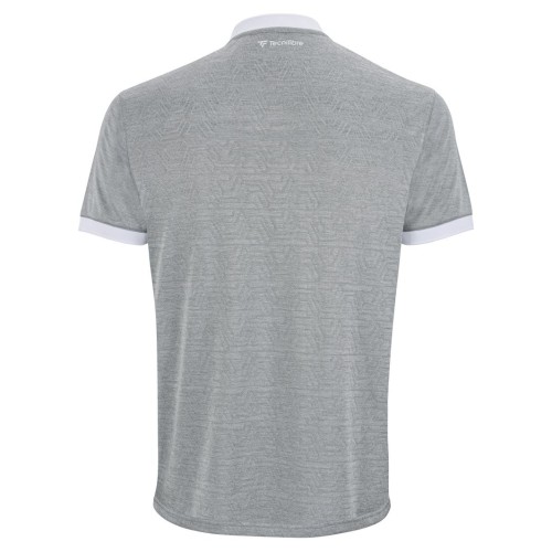 Boys' t-shirt Tecnifibre Team Mesh Polo - silver Boys' t-shirt Tecnifibre Team Mesh Polo - silver