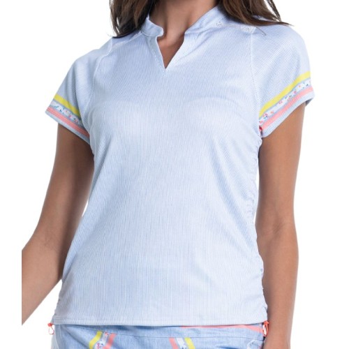 Women's T-shirt Lucky in Love Liberty In Love Chambray Blossom - light denim Women's T-shirt Lucky in Love Liberty In Love Chambray Blossom - light denim