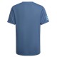 Boys' t-shirt Adidas B Club 3 Stripes Tee - altered blue/sky rush