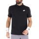 Men's Polo T-shirt Lotto Squadra II Polo - all black Men's Polo T-shirt Lotto Squadra II Polo - all black